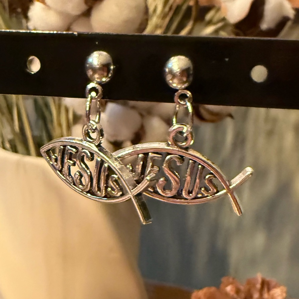 Jesus Fish Earrings